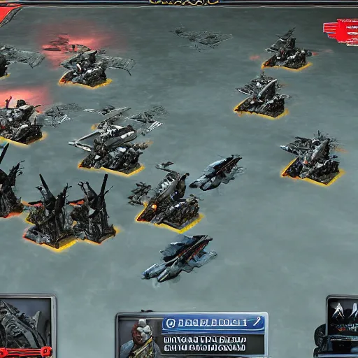 Image similar to supreme commander realistic warzone