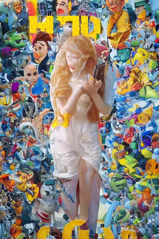 Image similar to highly detailed portrait of beautiful girl reading a book in toy story 3, blurred hands, dynamic pose, stephen bliss, unreal engine, fantasy art by greg rutkowski, loish, rhads, ferdinand knab, makoto shinkai and lois van baarle, ilya kuvshinov, rossdraws, tom bagshaw, global illumination, radiant light, detailed and intricate environment