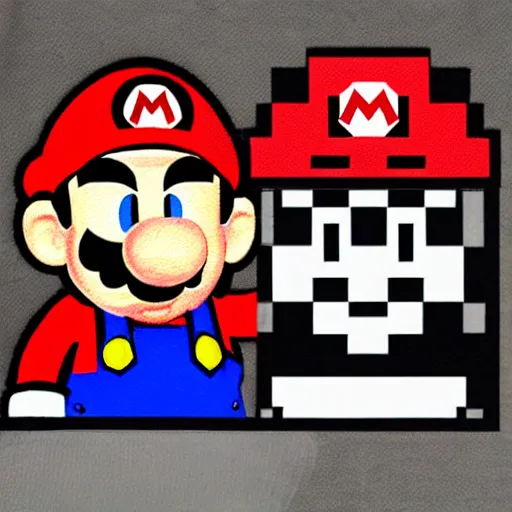 Image similar to mario