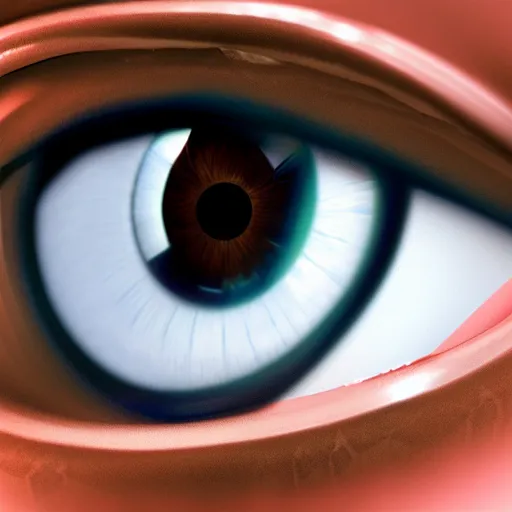 Prompt: hyper realistic eye, 3d render final fantasy style