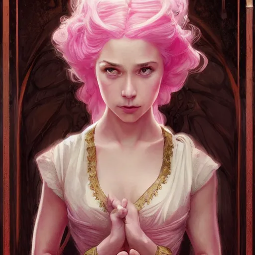 Prompt: pinky pie in game of thrones, highly detailed digital painting, artstation, concept art, smooth, sharp focus, illustration, art by artgerm and greg rutkowski and alphonse mucha