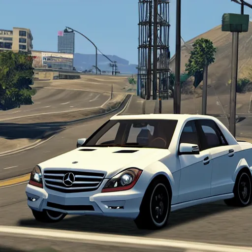 Prompt: Mercedes-Benz AVTR in GTA V