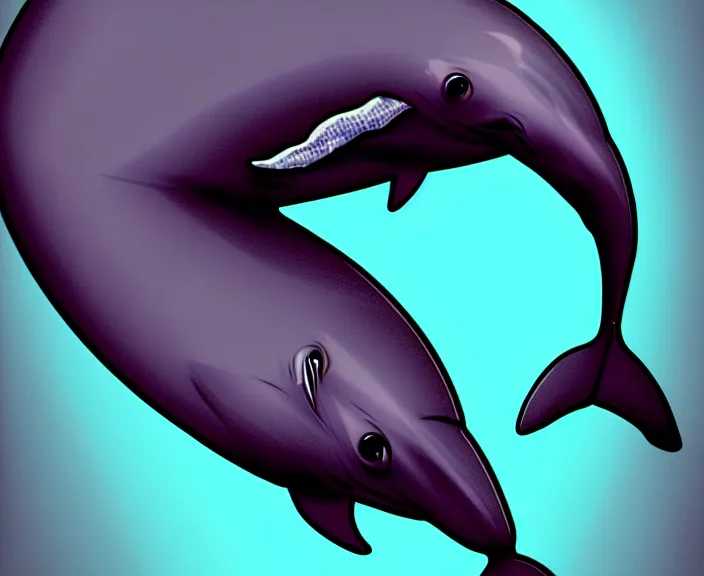 Prompt: Hybrid Between a Human and an Dolphin, Digital Art, Cartoon Style