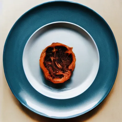 Image similar to an empty plate, culinary art photography