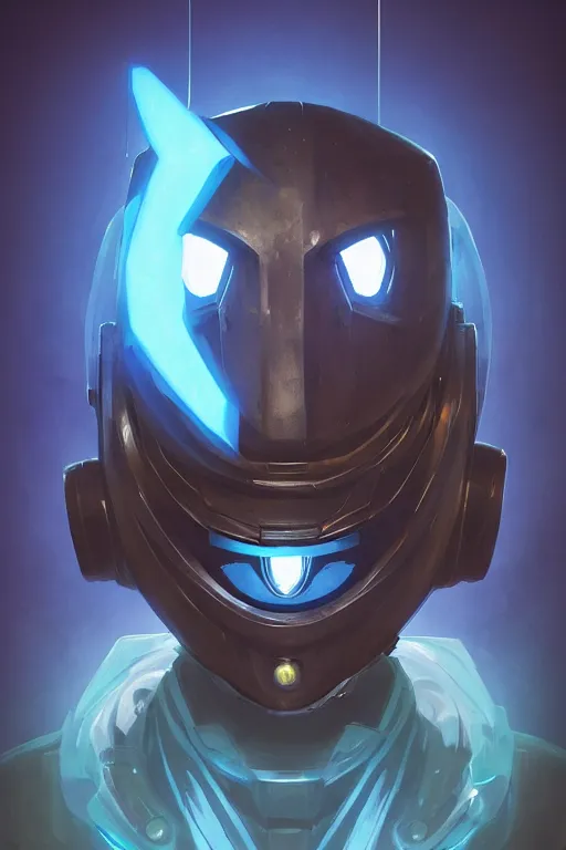 Image similar to epic mask helmet robot ninja portrait stylized as fornite style game design fanart by concept artist gervasio canda, behance hd by jesper ejsing, by rhads, makoto shinkai and lois van baarle, ilya kuvshinov, rossdraws global illumination radiating a glowing aura global illumination ray tracing hdr render in unreal engine 5