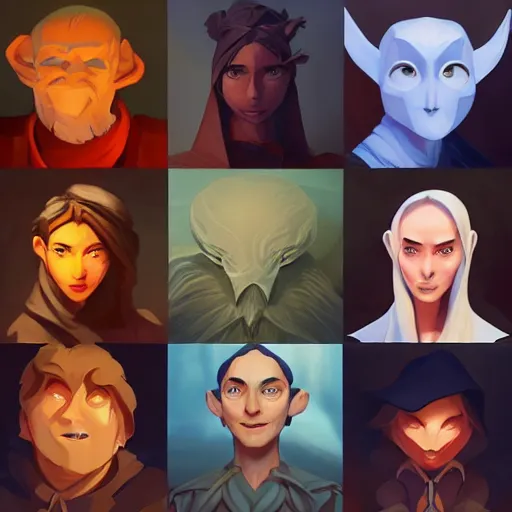 Image similar to face icon stylized minimalist wizard of the coast, loftis, cory behance hd by jesper ejsing, by rhads, makoto shinkai and lois van baarle, ilya kuvshinov, rossdraws global illumination