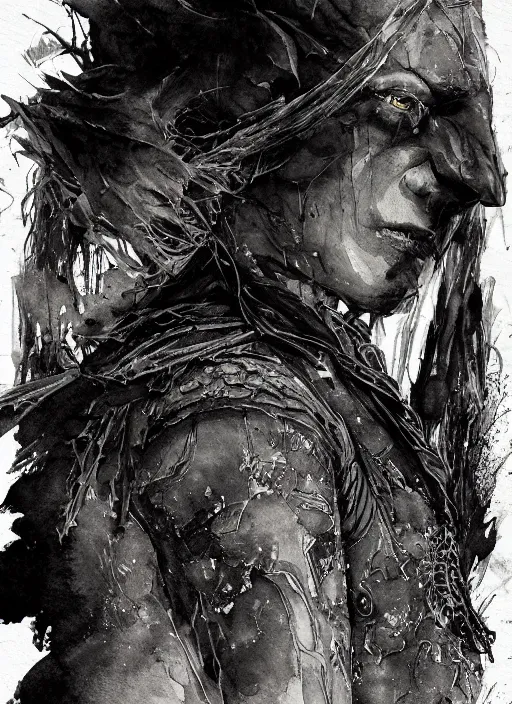 Prompt: portrait, The crow that watches over the souls of the dead, watercolor, dramatic lighting, cinematic, establishing shot, extremely high detail, foto realistic, cinematic lighting, pen and ink, intricate line drawings, by Yoshitaka Amano, Ruan Jia, Kentaro Miura, Artgerm, post processed, concept art, artstation, matte painting, style by eddie mendoza, raphael lacoste, alex ross