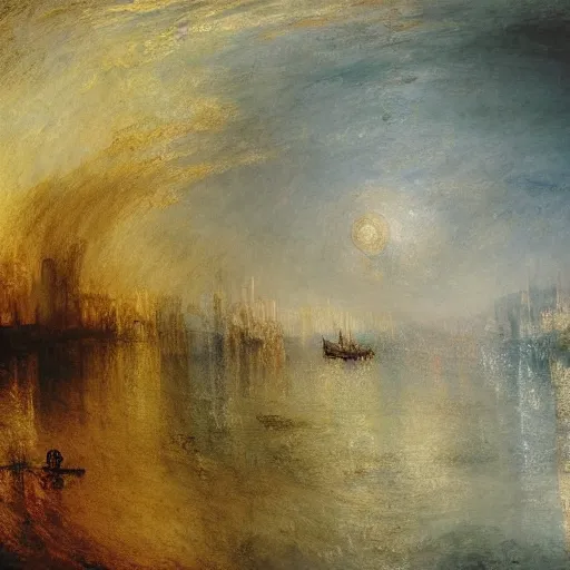 Image similar to an artwork by william turner