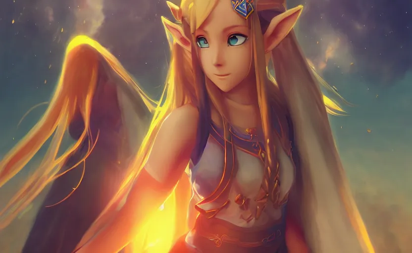 Img2Img of princess Zelda in Zelda in OOT 3DS (Photoshop used to fix eyes)  : r/StableDiffusion