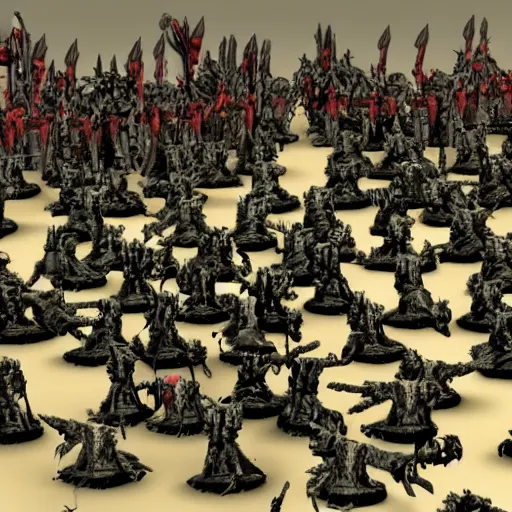 Image similar to Hordes of undead storming a castle