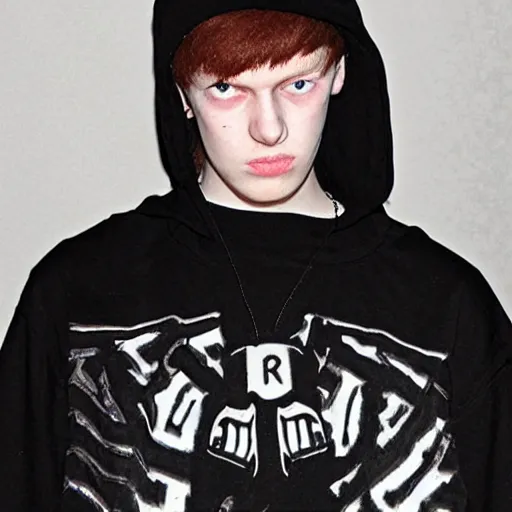 Image similar to bladee in osrs