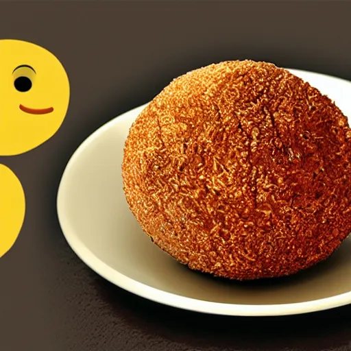 Image similar to emoji of a scotch egg