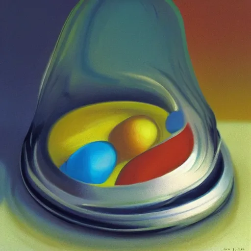 Image similar to alien by wayne thiebaud