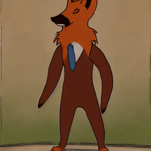 Image similar to an anthropomorphic fox, furry