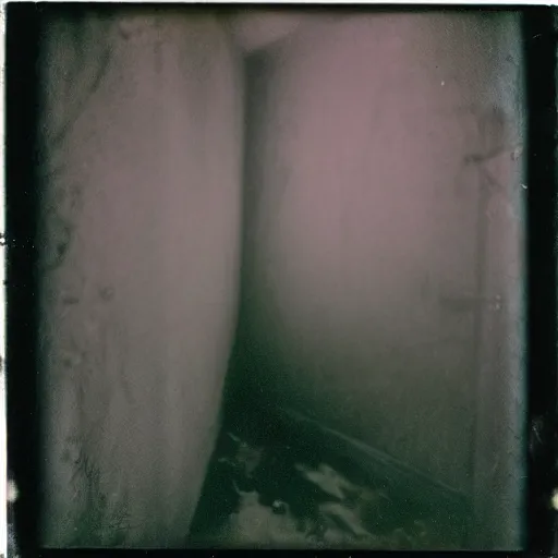 Image similar to dark room with a creature in the corner, distuburbing, horror, nightmare, terrifying, surreal, nightmare fuel, old polaroid, blurry, expired film, lost footage, found footage,