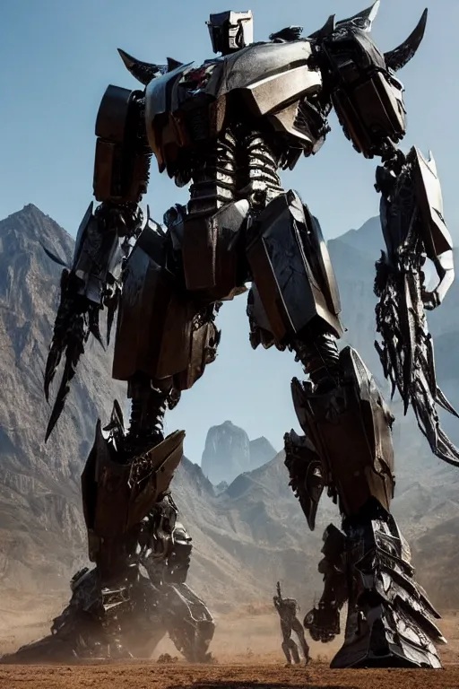 Image similar to cinematic still in westworld and pacific rim movie and ps 5 game machine warrior 5, intricate ornate humanoid mecha warrior,