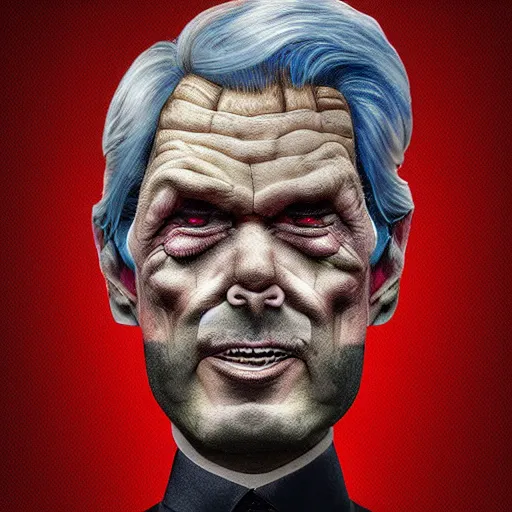 Prompt: a hyperrealistic charicature of an evil cryptocurrency ceo, digital painting, vivid, evil intentions, ugly, detailed