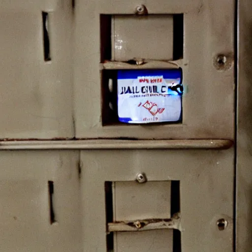 Image similar to milk box inside a jailcell