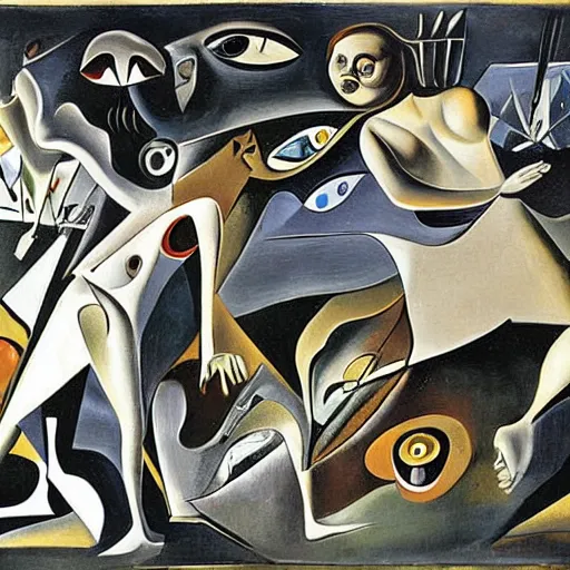 Prompt: Guernica by Salvador Dalí