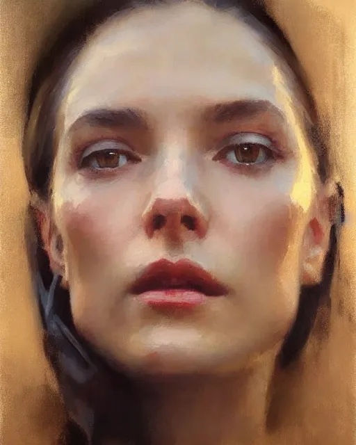 Image similar to karl - heinz urban!!!, fine - face, audrey plaza, realistic shaded perfect face, fine details. jeremy lipkin and michael garmash and rob rey