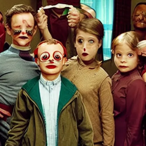 Image similar to Hannibal lector hosts a new children’s tv show!