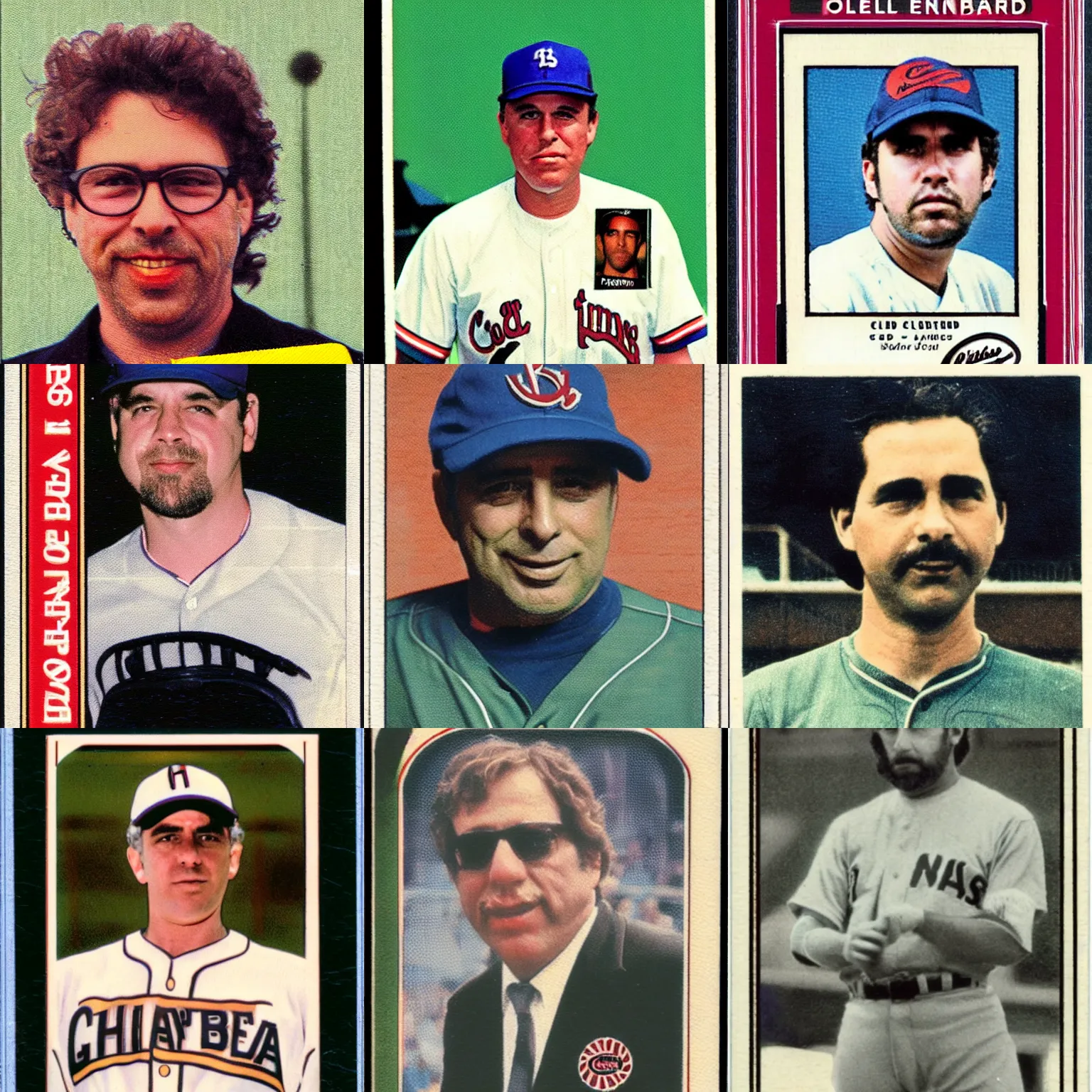 Prompt: a baseball card of joel coenford coppola