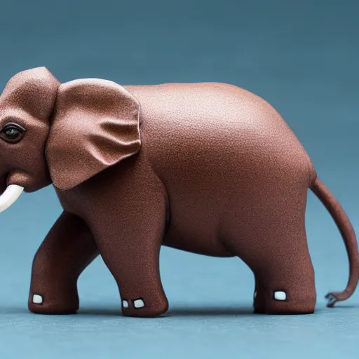Prompt: a nendoroid elephant, side view, full body, 4 k, highly detailed, subject centered, uncropped, artstation trending