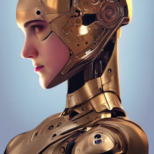 Image similar to The most advanced humanoid robot, Ex Machina (2014), Detroit Become Human (2018), intricate, highly detailed, digital painting, artstation, concept art, sharp focus, cinematic lighting, illustration, art by artgerm and greg rutkowski, alphonse mucha, cgsociety