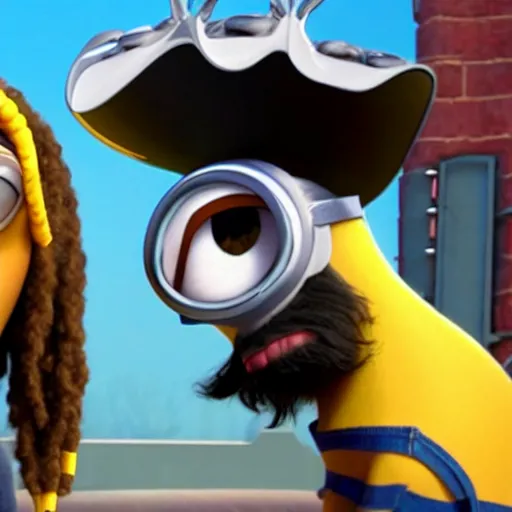 Image similar to snoop dog in the movie despicable me