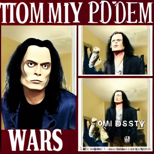 Image similar to tommy wiseau's the room, in the style of steve vance