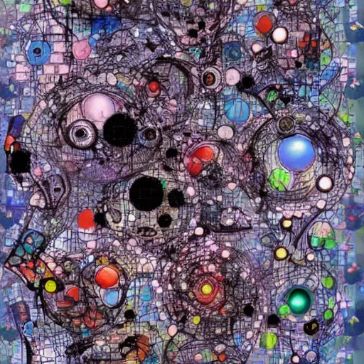 Image similar to art as an algorithm by Yoshitaka Amano