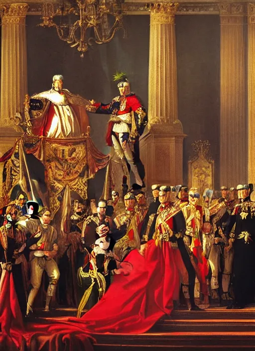 Image similar to the coronation of napoleon painting