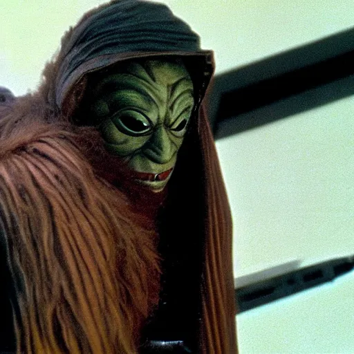 Prompt: a still of tengu in star wars 1 9 7 7, realistic, photorealistic, detailed,