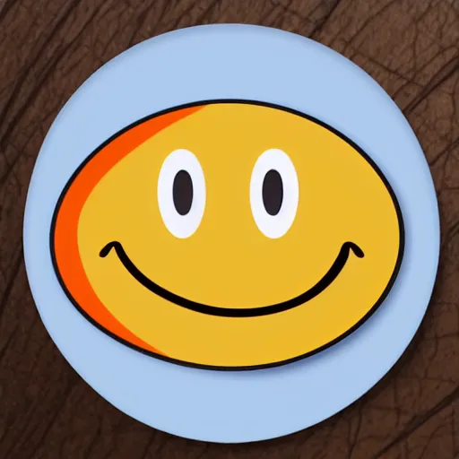 Prompt: hyperrealistic smiley face emoji