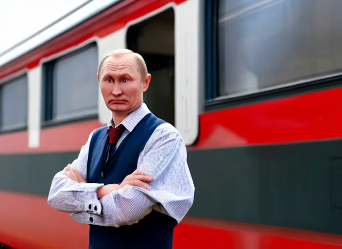 Image similar to train driver of the Russian Railways