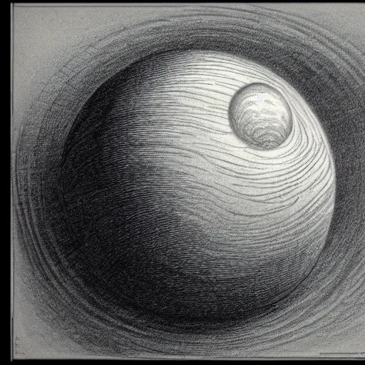 Prompt: a gustave dore style planet, 1 9 7 0 s sci - fi, pencil drawing, smooth, sharp focus, vibrant volumetric natural light.