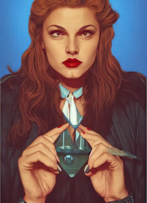 Prompt: twin peaks poster art, from scene from twin peaks, by michael whelan, rossetti bouguereau, artgerm, retro, nostalgic, old fashioned, portrait of talyor swift cheerleader