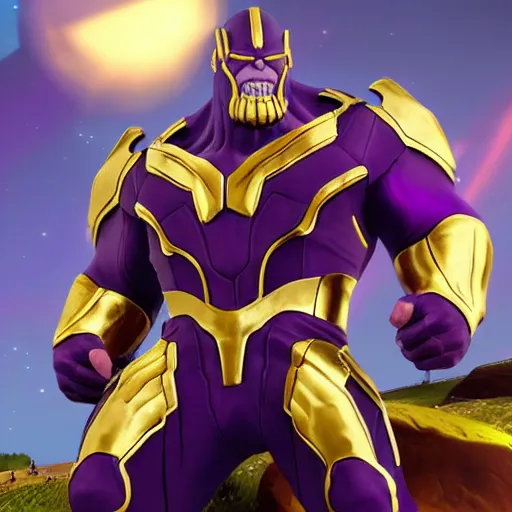 Image similar to Thanos is a character in Kart Tour game, screenshot gameplay,