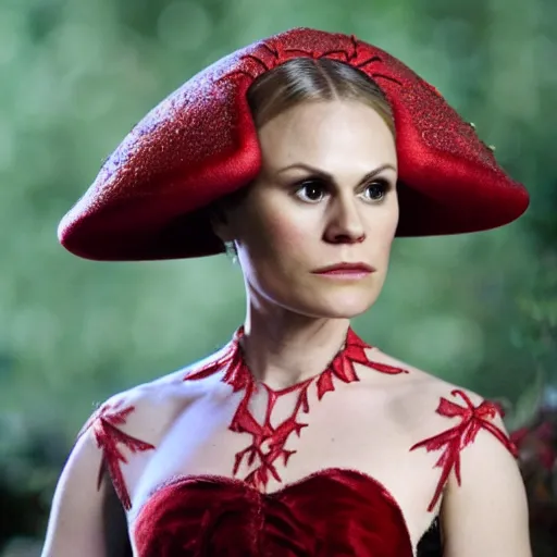 Prompt: Anna Paquin as Princess Toadstool