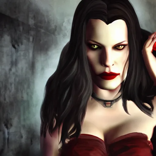 Image similar to liv tyler, vampire the masquerade bloodlines, troika games, vtmb, vtm