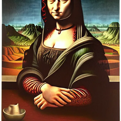 Image similar to monalisa by jacek yerka, alex gray, zdzisław beksiński, dariusz zawadzki, jeffrey smith and h.r. giger, oil on canvas, 8k highly professionally detailed, trending on artstation