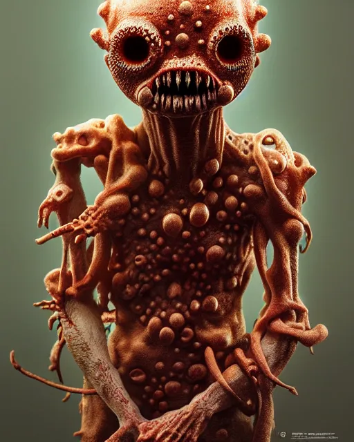 KREA - funko grotesque, trypophobia, ultra detailed, ultra realistic,  adventure time, studio lighting, by beksinski, alejandro jodorowsky, giger,  greg rutkowski, carne griffith trending on artstation, deviantart,  photorealism