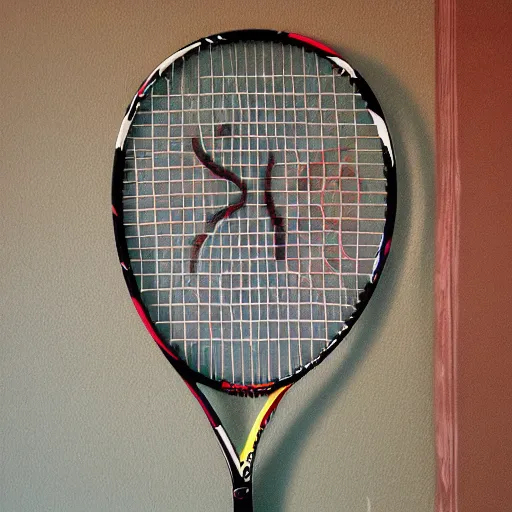Prompt: tennis racket nebula