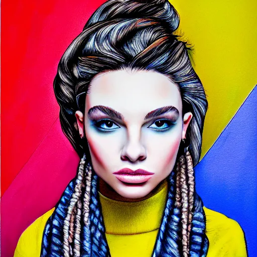 Image similar to portrait fashion by nick sullo, highly detailed