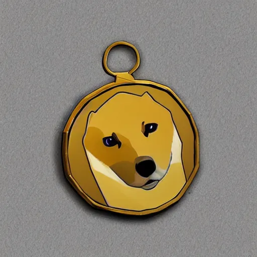 Prompt: doge dog dogecoin as a fury