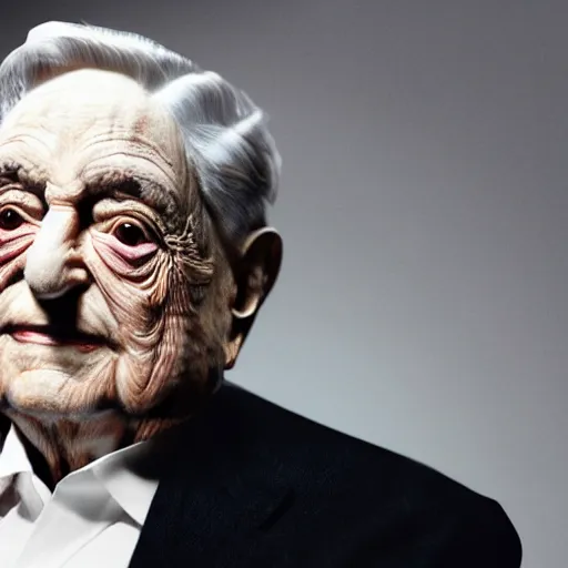 Prompt: george soros as a ancient vampire, cinematic key light ultra realistic, photorealism, dramatic volumetric lighting award winning 8 k ray tracing