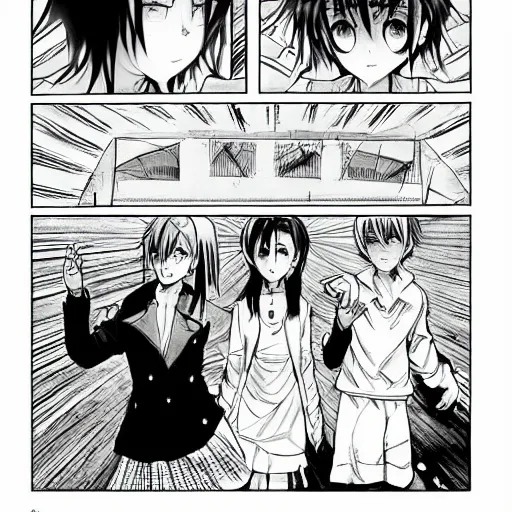 Image similar to manga page