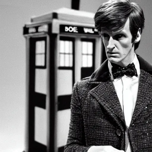 Prompt: the doctor, still from an episode of doctor who, 1 9 6 9