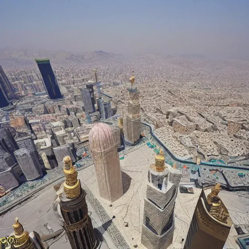 Prompt: real photo of makkah