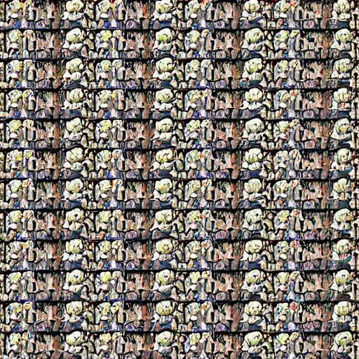 Image similar to autostereogram of a horse